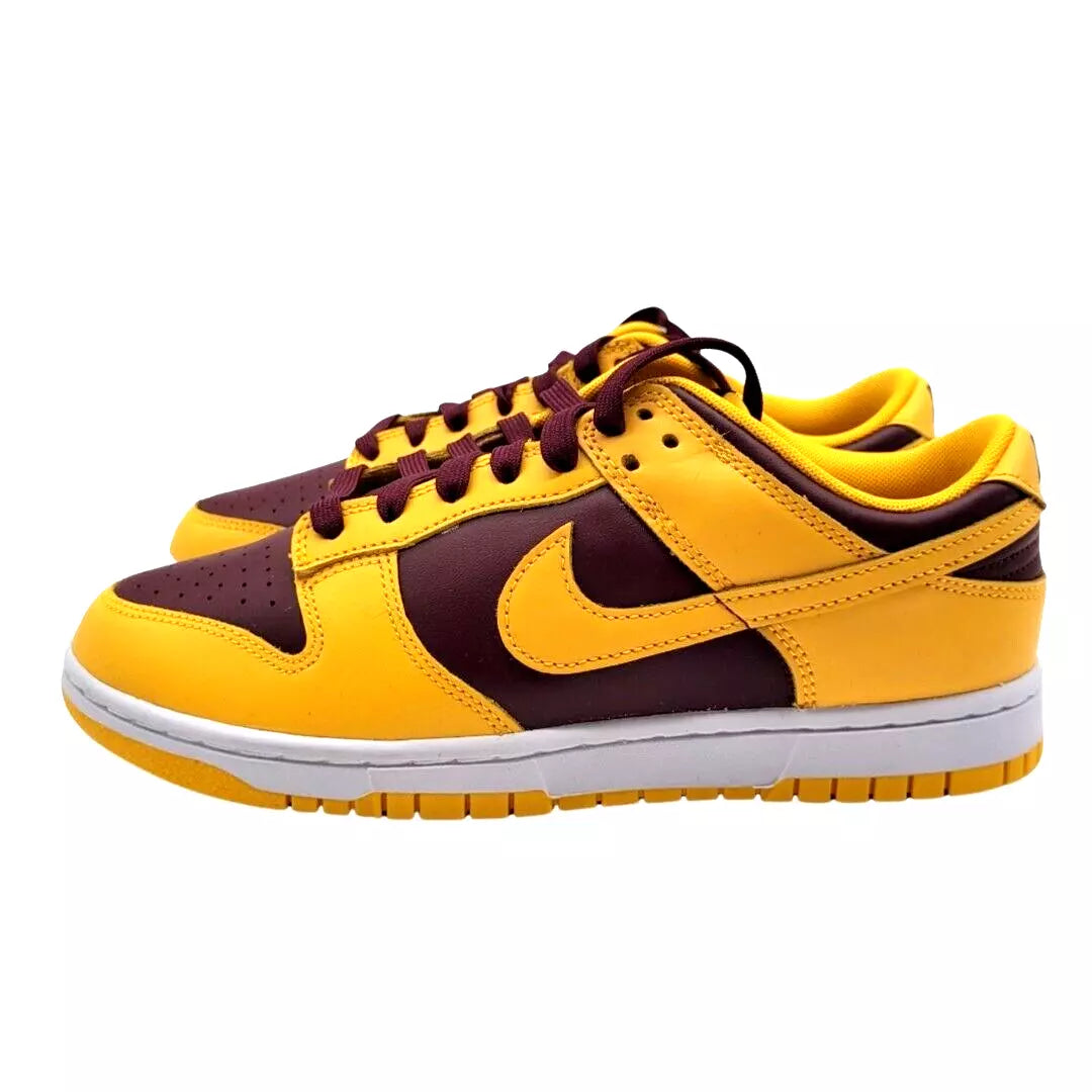Nike Dunk Low Retro Arizona State Yellow Bordeaux Men Casual Shoes DD1391-702