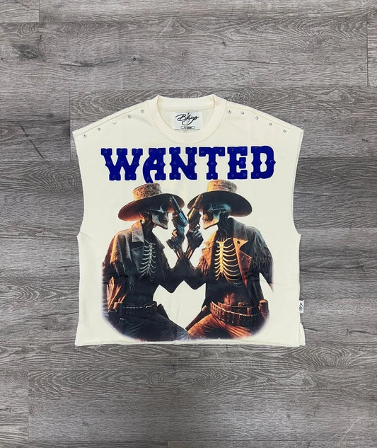 BKYS APPAREL WANTED F-TERRY MUSCLET