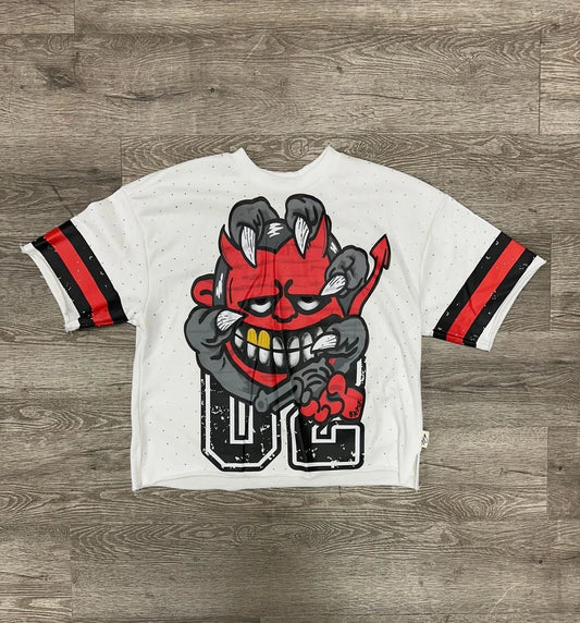 BKYS APPAREL"DARKSTAR" F-TERRY CROPPED T-SHIRT NEW BRILLO NEW