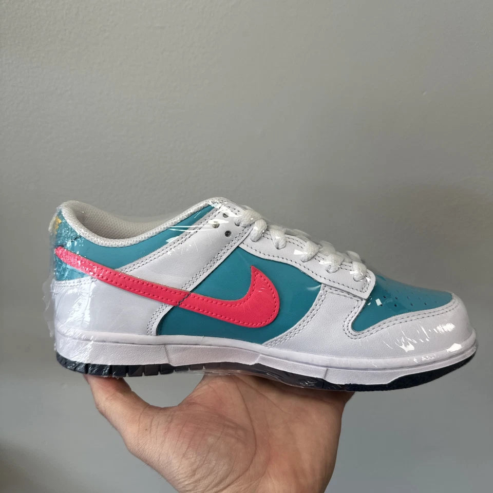 Nike Dunk Low Grade School 'Dusty Cactus Thunder Blue' HF4794-345 Ship Now