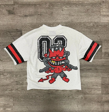 BKYS APPAREL"DARKSTAR" F-TERRY CROPPED T-SHIRT NEW BRILLO NEW