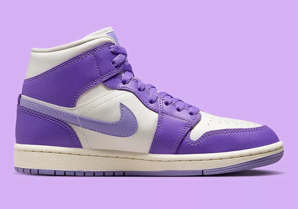 Nike Air Jordan 1 Mid Action Grape Women’s Shoe
