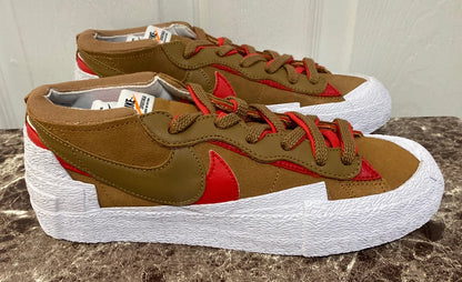 NEW Nike Blazer Low Sacai British Tan US Men’s Size 8 Shoes (DD1877-200)