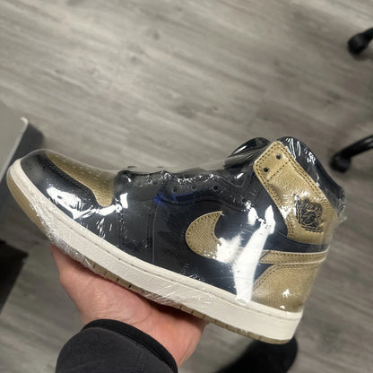 Air Jordan 1 High OG Black Metallic Gold