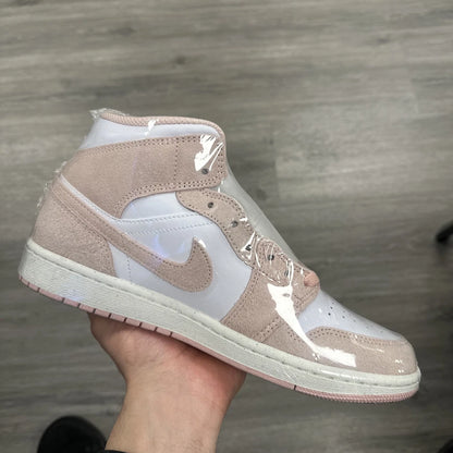 Air Jordan 1 Mid SE Legend Pink White Suede