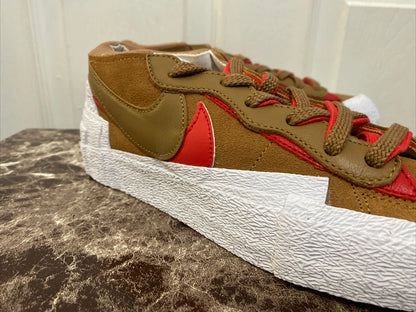 NEW Nike Blazer Low Sacai British Tan US Men’s Size 8 Shoes (DD1877-200)